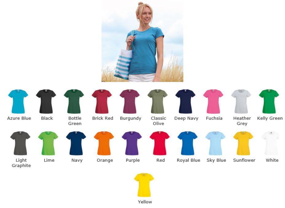 Fruit of the Loom SS712 Lady-fit Original Tee
